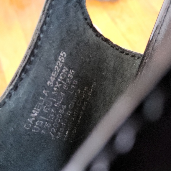 Calvin Klein black stap heels size 7 1/2 - Picture 12 of 12
